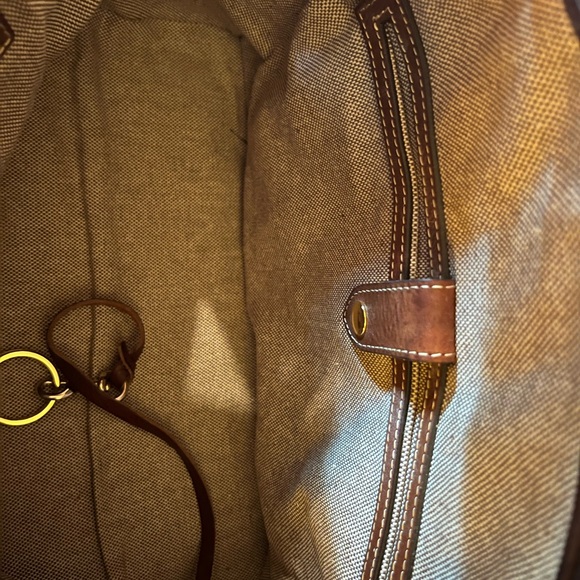 Dooney & Bourke Brown Leather Handbag - Picture 6 of 10